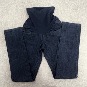 Motherhood Maternity Dark Blue Denim Jeans XS 79% Cotton 19% Polyester 2%Spandex